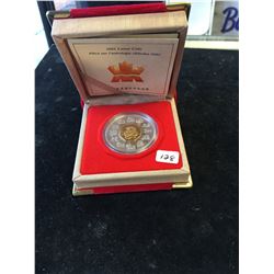 2001 CANADA LUNAR $15 SILVER COIN.YEAR OF THE SNAKE