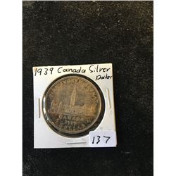 1939 CANADA SILVER DOLLAR!