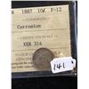 Image 1 : 1887 KEY DATE CANADA 10 CENTS! ICCS GRADED F-12