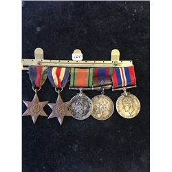 WWII CANADA MEDAL GROUP OF 5 MEDALS