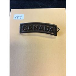 WWII CANADA SHOULDER PIN!