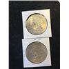 Image 2 : 1968 MEXICO OLYMPIC  25 PESOS LOT OF 2 COINS!