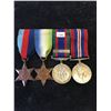 Image 1 : WWII CANADA MEDAL GROUP OF 4 MEDALS! ATLANTIC STAR!