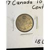 Image 1 : 1917 CANADA 10 CENTS! HIGH GRADE!