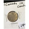 Image 1 : 1921 CANADA 10 CENTS! HIGH GRADE