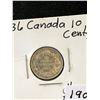 Image 1 : 1936 CANADA 10 CENTS! HIGH GRADE!