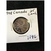 Image 1 : 1948 CANADA 25 CENTS! HIGH GRADE!