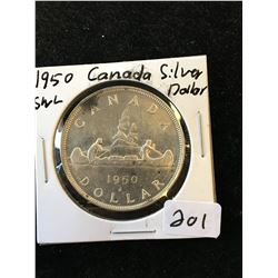 1950(SWL) CANADA SILVER DOLLAR!