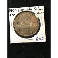 1950 (ARNPRIOR) CANADA SILVER DOLLAR!