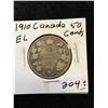 Image 1 : 1910 (EDWARD LEAVES) CANADA 50 CENTS!