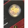 Image 2 : 2006 CANADA 50 CENT GOLD PLATED SILVER COIN! GOLDEN DAISIES