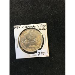 1935 CANADA SILVER DOLLAR!