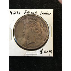 1923 S USA PEACE SILVER DOLLAR!