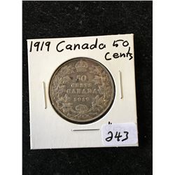 1919 CANADA 50 CENTS!