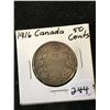 Image 1 : 1916 CANADA 50 CENTS! NICE GRADE!