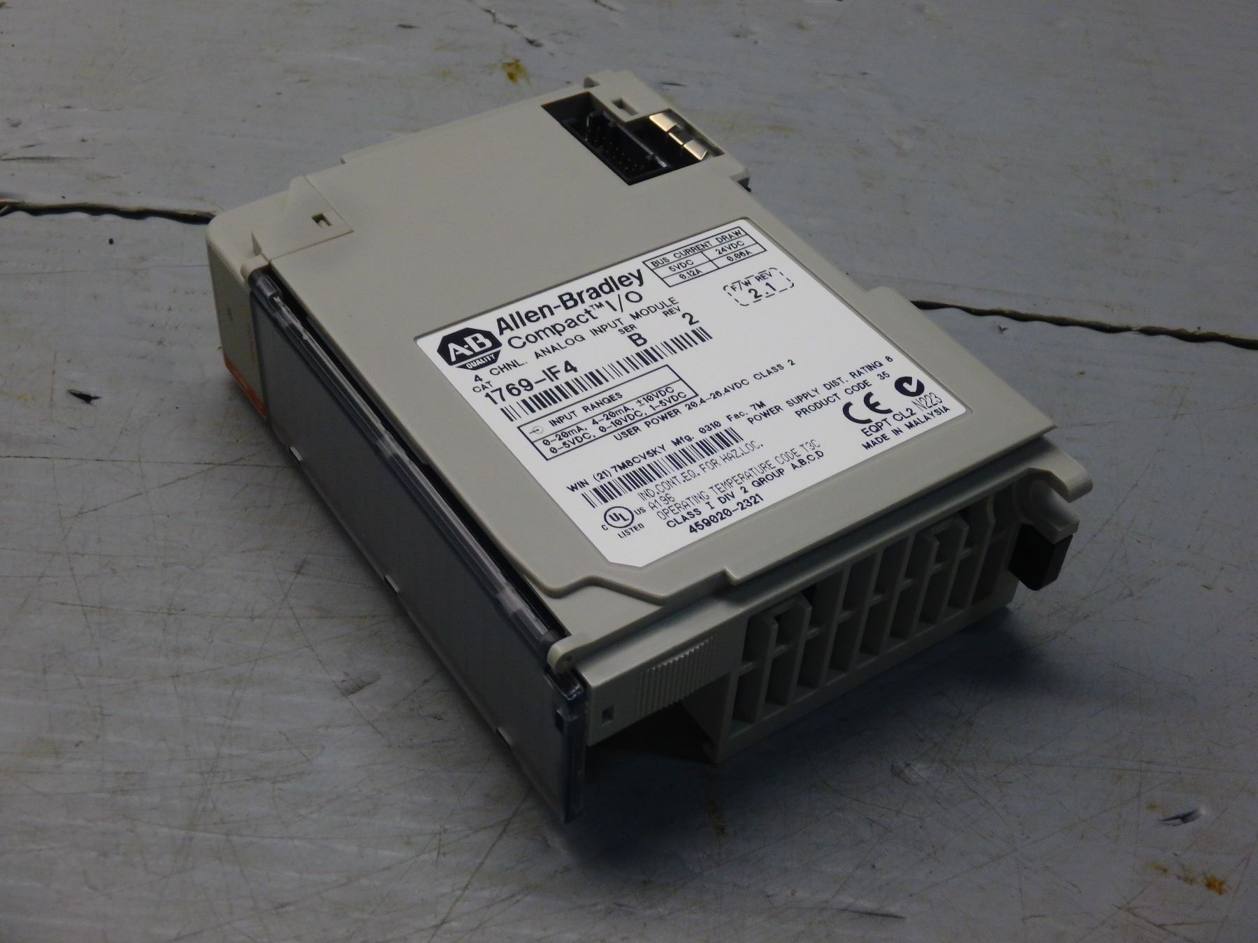 *NEW*ALLEN BRADLEY 1769-IF4 4- CHANNEL ANALOG INPUT MODULE