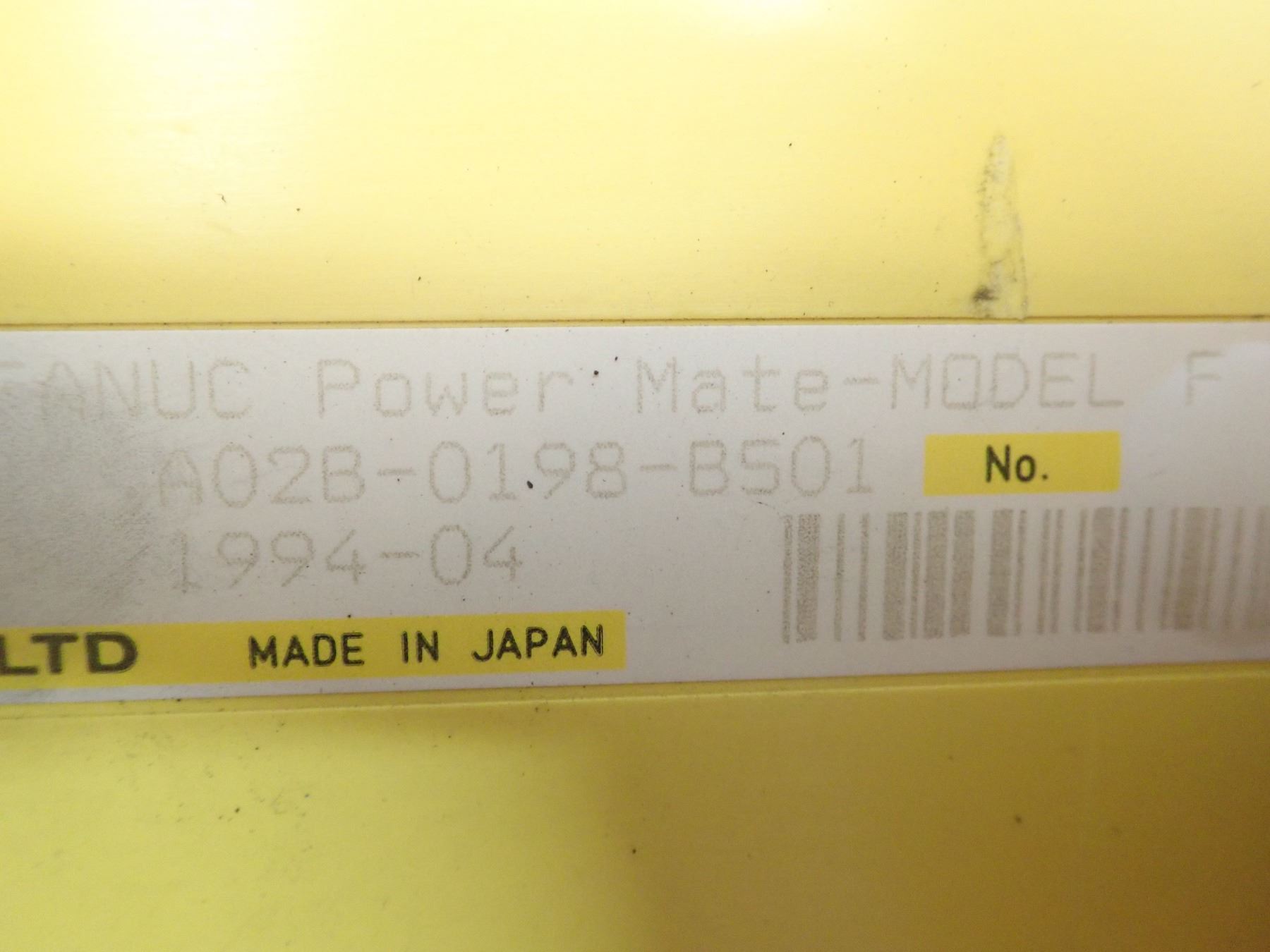 FANUC A02B-0198-B501 POWER MATE - Usato In Buone Condizioni - Spedizione Notturna - Foto 3
