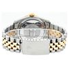 Image 7 : Rolex Mens 2 Tone 14K Mother Of Pearl Diamond & Sapphire Datejust Wristwatch