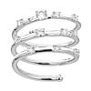 Image 1 : 0.6 ctw Diamond Ring - 18KT White Gold