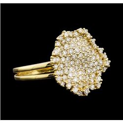 1.05 ctw Diamond Ring - 14KT Yellow Gold