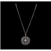 Image 2 : 14KT White Gold 2.38 ctw Diamond Pendant With Chain