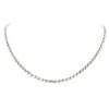 Image 1 : Rounded Wheat Link Chain - 18KT White Gold