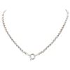 Image 2 : Rounded Wheat Link Chain - 18KT White Gold