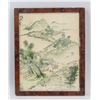 Image 2 : Chinese Watercolor on Paper Secluded Landscape