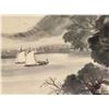 Image 3 : Pair Framed Korean/Chinese WC on Paper Landscape