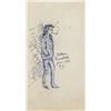 Image 1 : PAUL VERLAINE French 1844-1896 Graphite on Paper