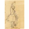 Image 1 : EDGAR DEGAS French 1934-1917 Graphite Study Dancer