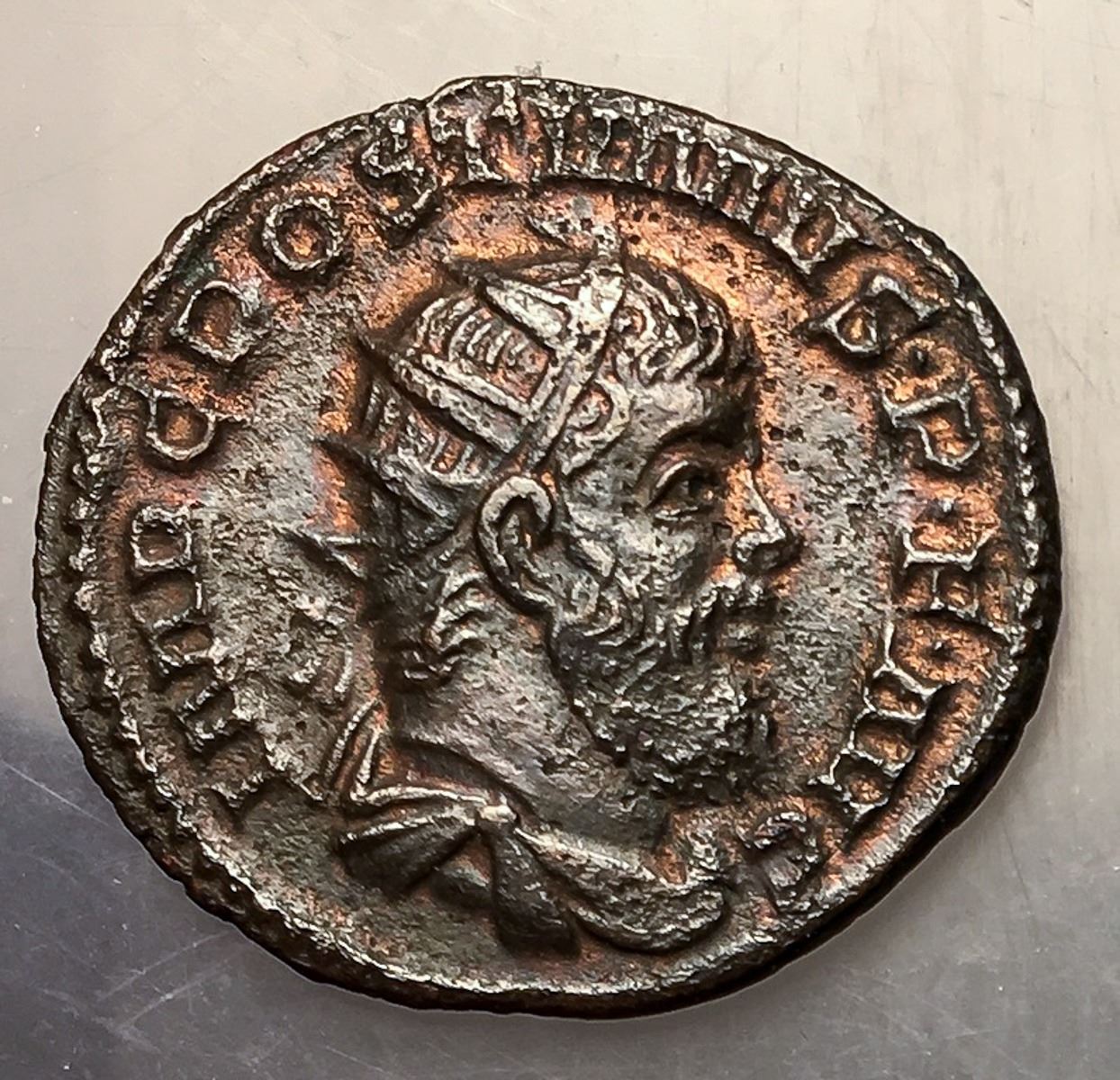 Roman Radiates Postumus 260-269 Roman Empire Postumus Bronze Antoninianus