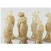 Image 3 : Set of Twelve Chinese White Jade Zodiac Statues