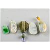Image 2 : 5 Assorted Burma Jadeite Carved Pendants