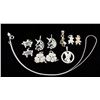 Image 1 : 10 Assorted Silver Pendants w/Chain RV $300