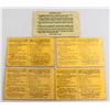 Image 2 : Old Canadian Ration Books 5 PC