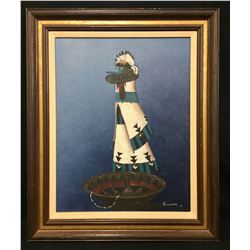 Original Yellowhair Oil Painting