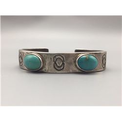 Handmade Hammered Ingot Bracelet