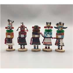 Group of Five Miniature Hopi Kachinas