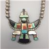 Image 1 : Great Zuni Inlay Knifewing Necklace