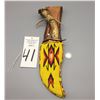 Image 9 : Handmade Apache Beaded Knife Sheath with Knife