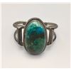 Image 2 : Vintage Sterling Silver and Chrysocolla Bracelet