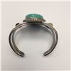 Image 6 : Vintage Sterling Silver and Chrysocolla Bracelet