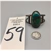 Image 8 : Vintage Sterling Silver and Chrysocolla Bracelet