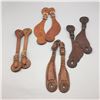 Image 1 : 4 Pairs of Spur Leathers
