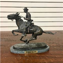 After Remington Bronze - Trooper of the Plains