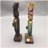 Image 2 : Pair of Miniature Cigar Store Wooden Indians