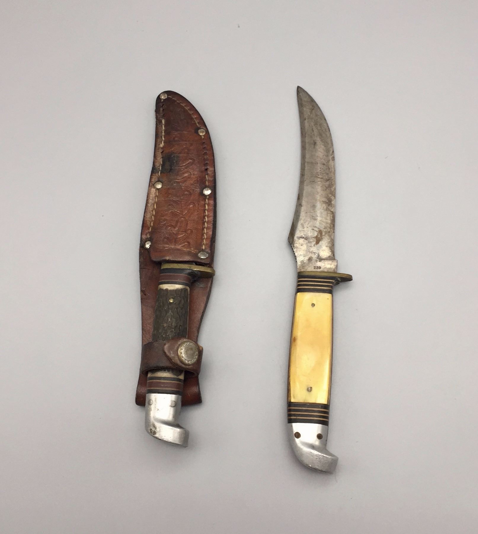 Pair of Vintage Western Brand Knives