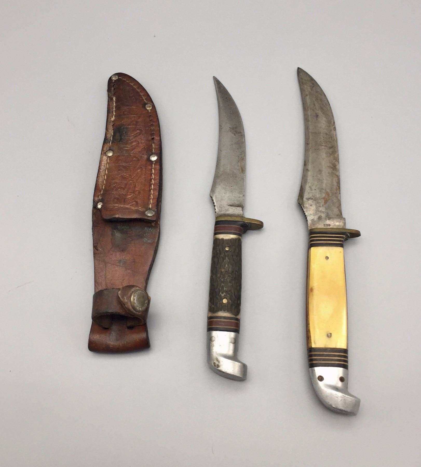 Pair of Vintage Western Brand Knives