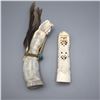 Image 2 : Pair of Zuni Carved Horn Fetishes